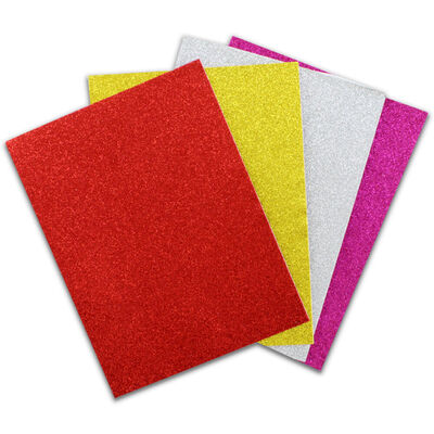 Adhesive Glitter Foam – Pack of 4 image number 2