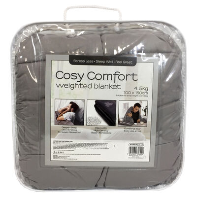 Cosy Comfort Weighted Blanket: 4.5kg From 20.00 GBP | The Works