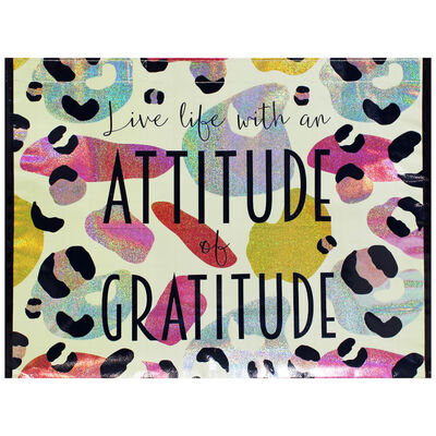 Attitude of Gratitude Reusable Shopping Bag image number 2