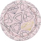 Hen Do Diamond Paper Plates - 7 inches image number 1