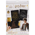 Harry Potter Scratch Art Set: Pack of 3 image number 1