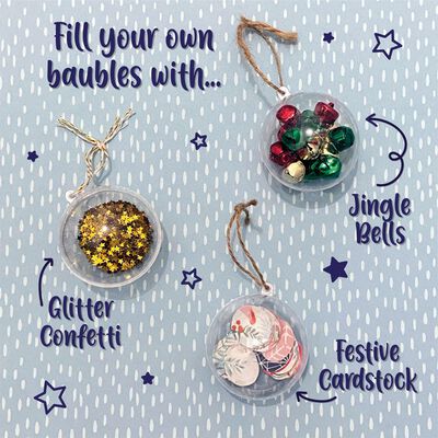 Fill Your Own Baubles: Pack of 6 image number 3