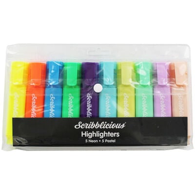 Mixed Highlighter Set - 10 Pack image number 1