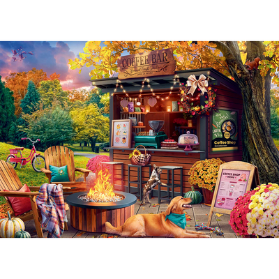 The Coffee Hut 1000 Piece Jigsaw Puzzle image number 2