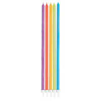 Tall Cake Candles: Pack of 10