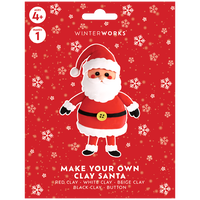 Make Your Own Clay Santa