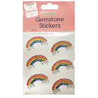 Rainbow Gemstone Stickers: Pack of 6 image number 1