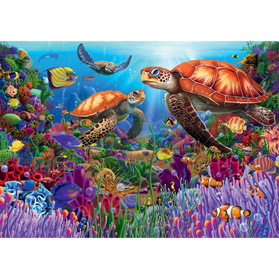 Sea Turtles 1000 Piece Jigsaw Puzzle image number 2