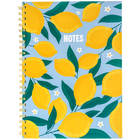 A4 Wiro Blue Lemon Notebook image number 1