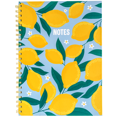 A4 Wiro Blue Lemon Notebook image number 1