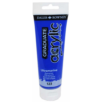 Graduate Acrylic Paint Ultramarine Blue 120ml image number 1