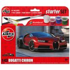 Airfix Bugatti Chiron 1:43 Scale Model Starter Set image number 1
