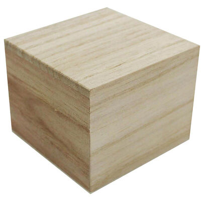 Small Square Wooden Box image number 1