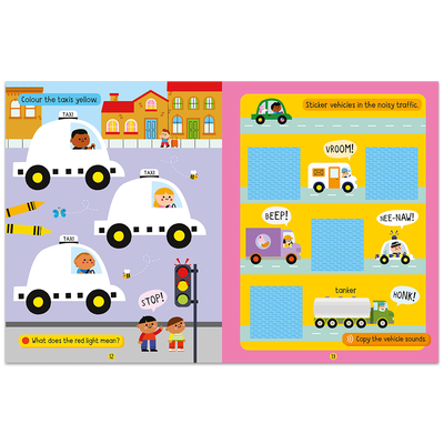 Big Stickers for Toddler Hands: Things That Go image number 3