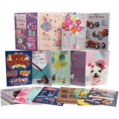 Box Of 576 Greeting Cards - 12x48 Assorted Designs image number 1