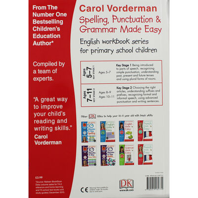 Carol Vorderman: Spelling, Punctuation & Grammar Made Easy: Age 10-11 image number 2