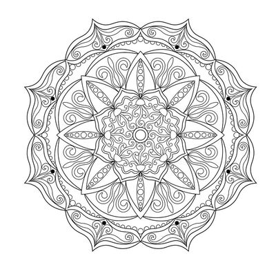 The Enchanted Mandala Colouring Book image number 4