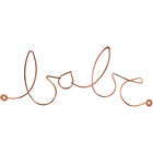 Rose Gold Wire Wall Hook - Babe image number 1