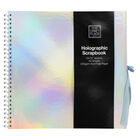 Silver Holographic Scrapbook - 12 x 12 Inch image number 1