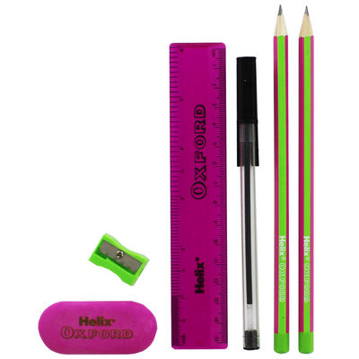 Helix Oxford Limited Edition Student Stationery Set - Pink image number 2