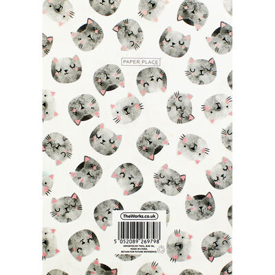 A5 Soft Cover Kitten Plain Notebook image number 3