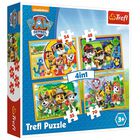 Paw Patrol 4-in-1 Jigsaw Puzzle Set image number 1