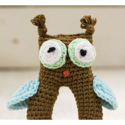Cute Companions Miniature Handheld Crochet Kit - Olly the Owl image number 3