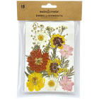 Pressed Dried Flowers & Foliage: Pack of 18 image number 1