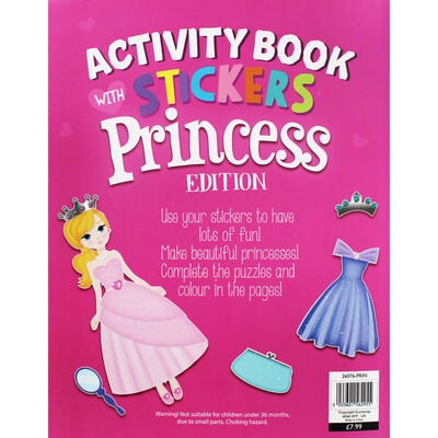 Princess Activity Book with Stickers image number 3