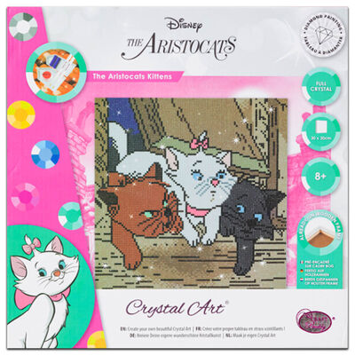 The Aristocats Kittens Crystal Art Kit image number 1