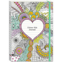 Colour This Journal: Heart