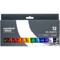 Crawford & Black Oil Paints: Pack of 12