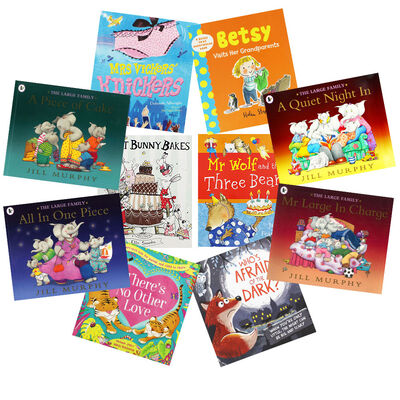 Large Family and Pals - 10 Kids Picture Books Bundle image number 1