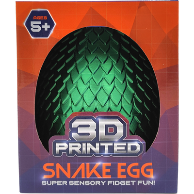 XL 3D Printed Snake Egg image number 1