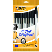 Bic Cristal Original Black Pack Of 10
