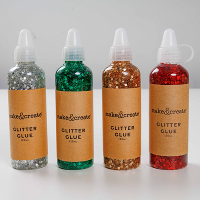 Assorted Glitter Glue: 120ml image number 5
