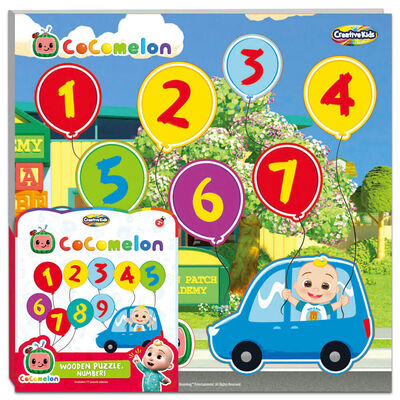 Cocomelon Wooden Numbers 11 Piece Jigsaw Puzzle image number 1