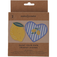 Paint Your Own Trinket Dishes: Lemon