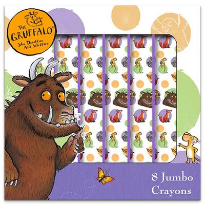 The Gruffalo Jumbo Crayons: Pack of 8 image number 1
