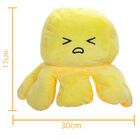 Large Reversible Squid Plush Toy: Orange & Yellow image number 4