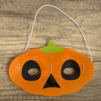 Glow in the Dark Pumpkin Mask