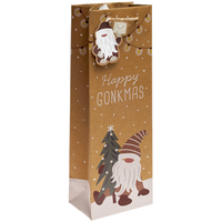 Christmas Gonkmass Bottle Bag