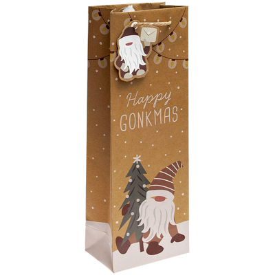 Christmas Gonkmass Bottle Bag image number 1
