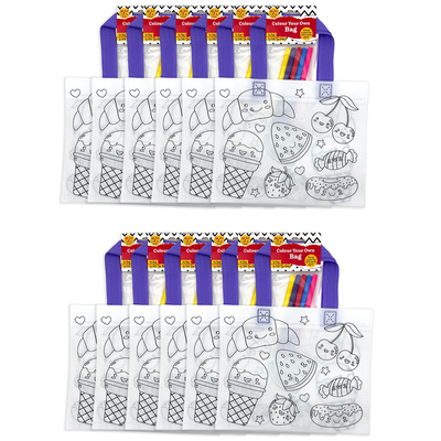 Colour Your Own Bag Bundle: Food Design image number 1