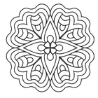 Large Print Magical Mandalas Colouring Book image number 3