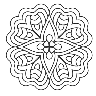 Large Print Magical Mandalas Colouring Book image number 3