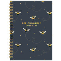 A5 Bee 2024 Day a Page Diary