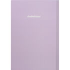 A5 Ombre Silver Lilac Glitter Lined Notebook image number 3