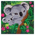 Crystal Art Card Kit: Koala Hugs image number 2