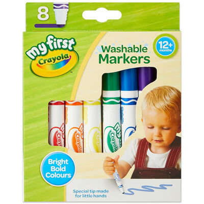 Crayola My First Washable Markers: Pack of 8 image number 1
